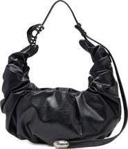 DIESEL® Grab-D Large Faux Leather Hobo Shoulder Bag