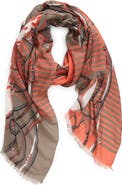 La Fiorentina Stripe & Chain Scarf