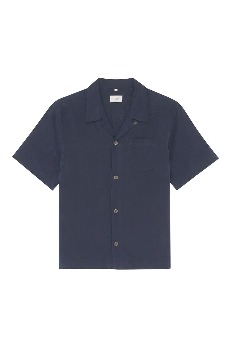 Hugh Relaxed Fit Camp Shirt, Alternate, color, NAUTICAL