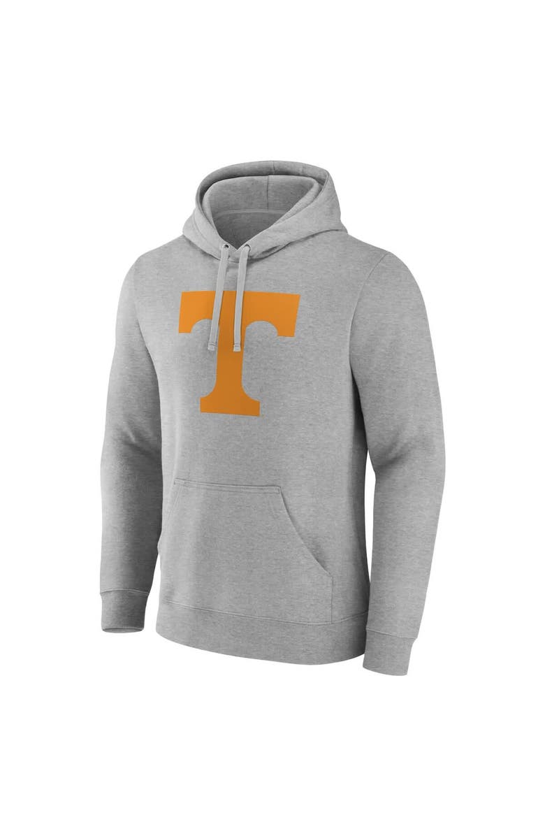 FANATICS Men's Fanatics Heather Gray Tennessee Volunteers Primary Logo Pullover Hoodie, Alternate, color, 