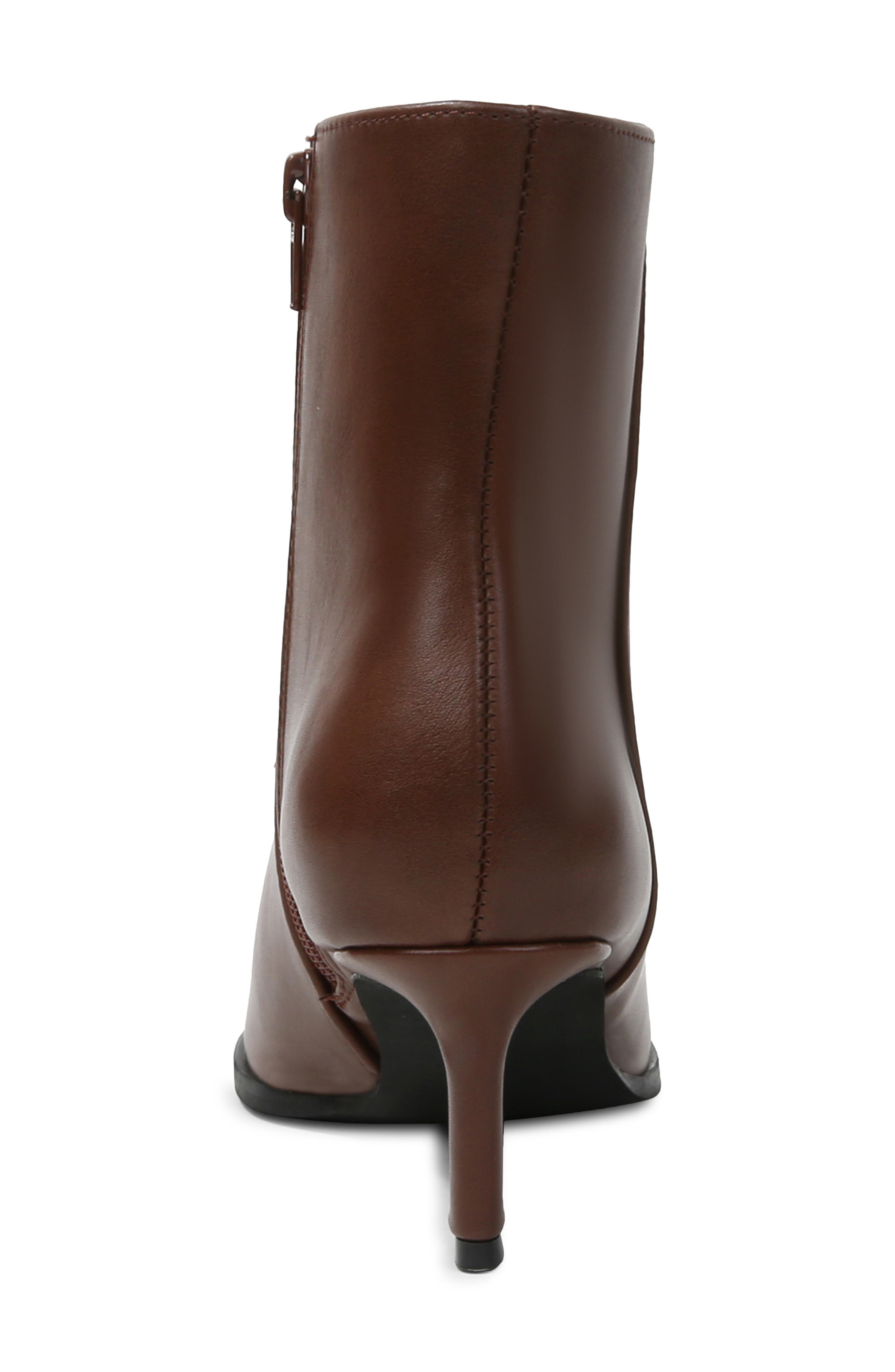 Adina Pointed Toe Bootie, Alternate, color, BROWN