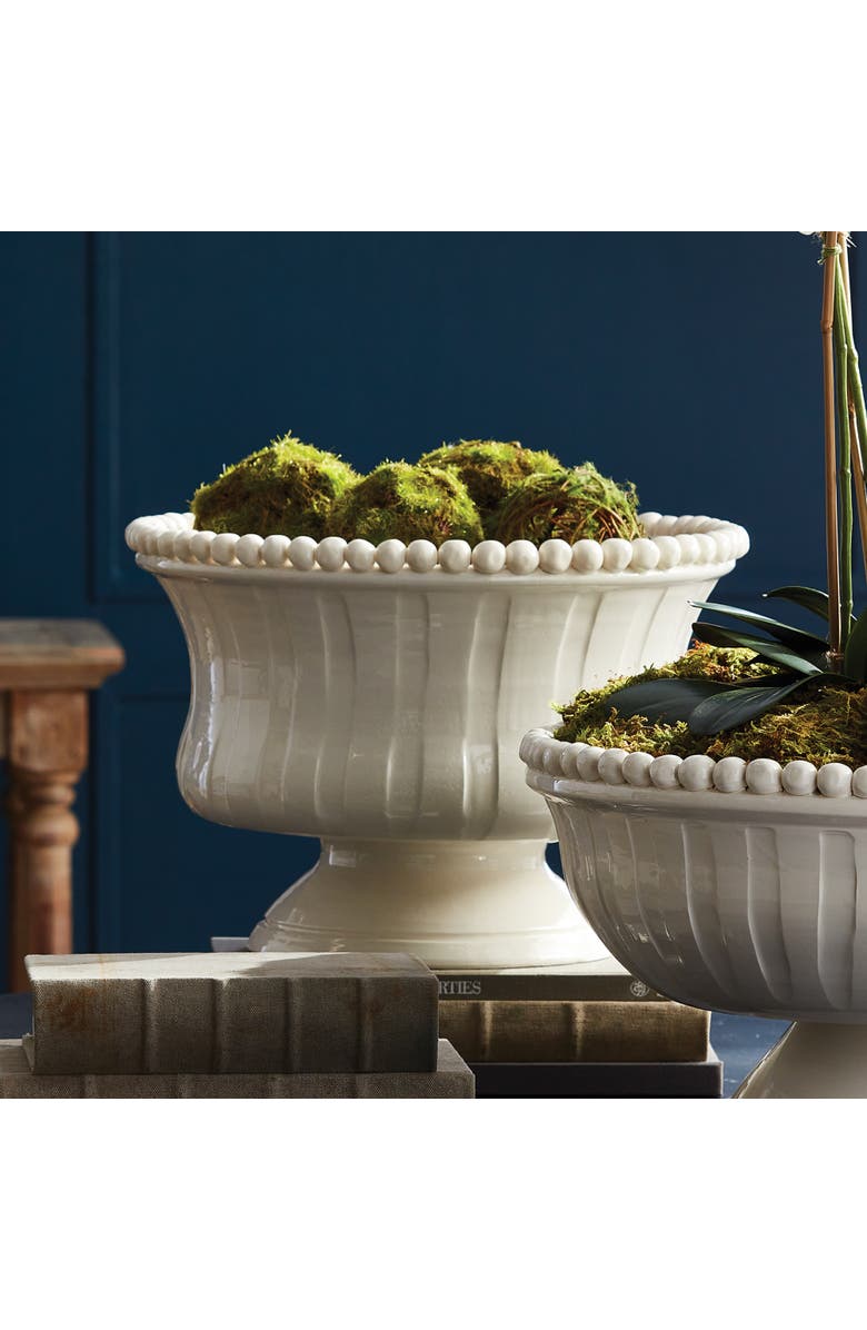 Napa Home & Garden Coletta Decorative Footed Bowl, Alternate, color, White