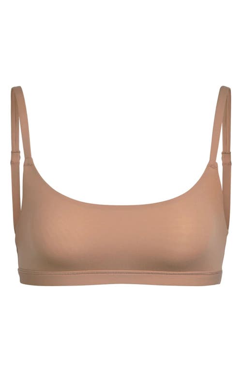 Skims Fits Everybody Scoop Bralette In Sienna