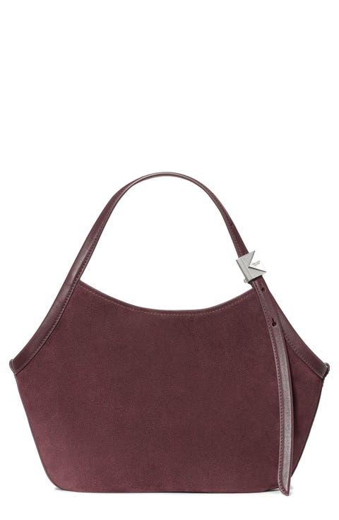 Small Deco Suede Tulip Tote