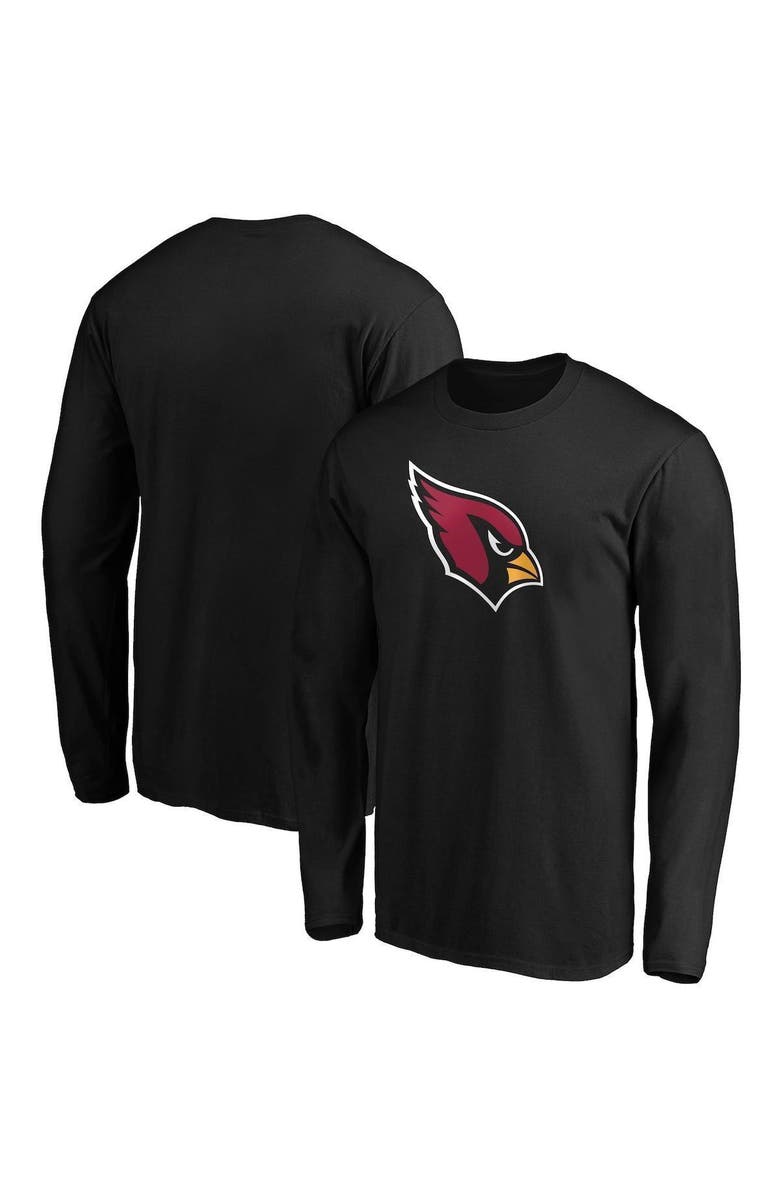 FANATICS Men's Fanatics Branded Black Arizona Cardinals Big & Tall Primary Team Logo Long Sleeve T-Shirt, Main, color, Black