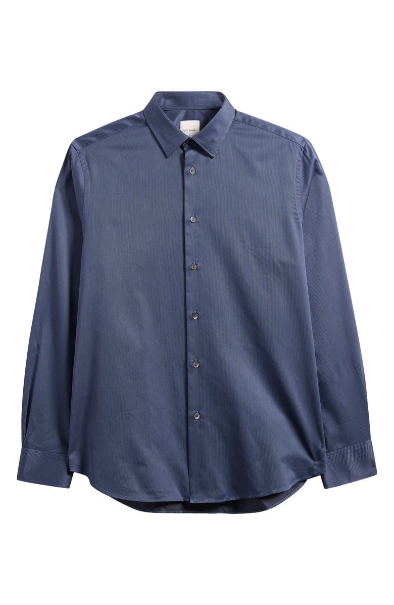 Paul Smith Tailored Fit Microstripe Dress Shirt, Main, color, 