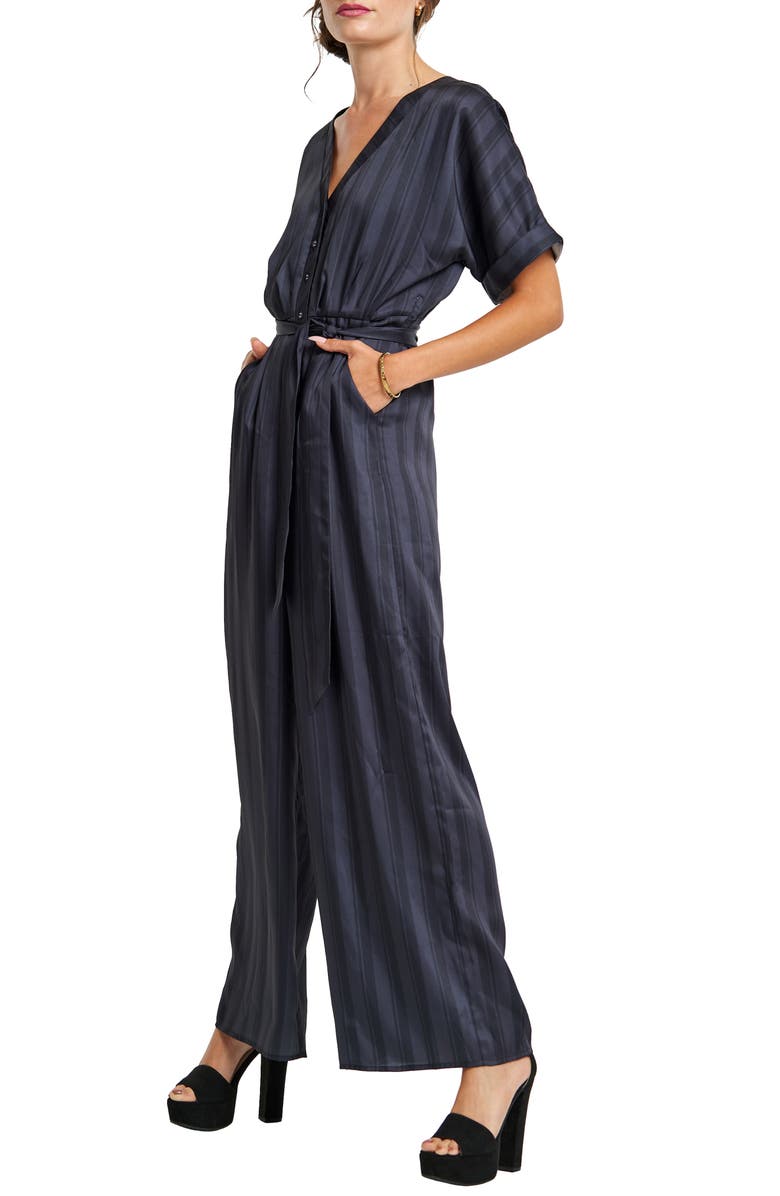 CIEBON Naya Variegated Tonal Stripe Jumpsuit, Alternate, color, 
