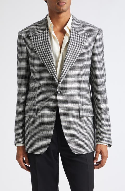 Shelton Single Breasted Wool Blend Sport Coat