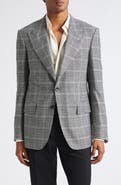 TOM FORD Shelton Single Breasted Wool Blend Sport Coat
