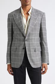 TOM FORD Shelton Single Breasted Wool Blend Sport Coat