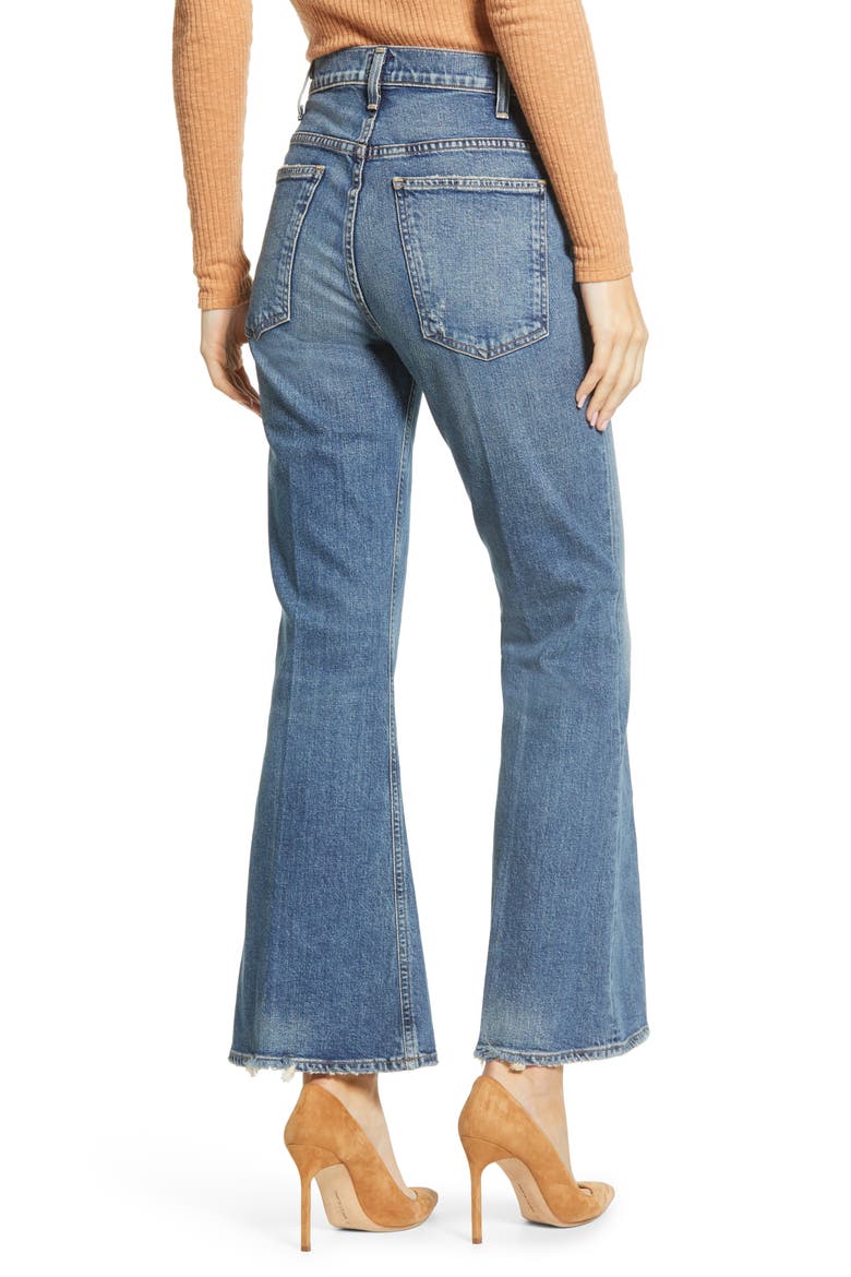 Amelia Vintage High Waist Flare Leg Jeans, Alternate, color, LONG GONE