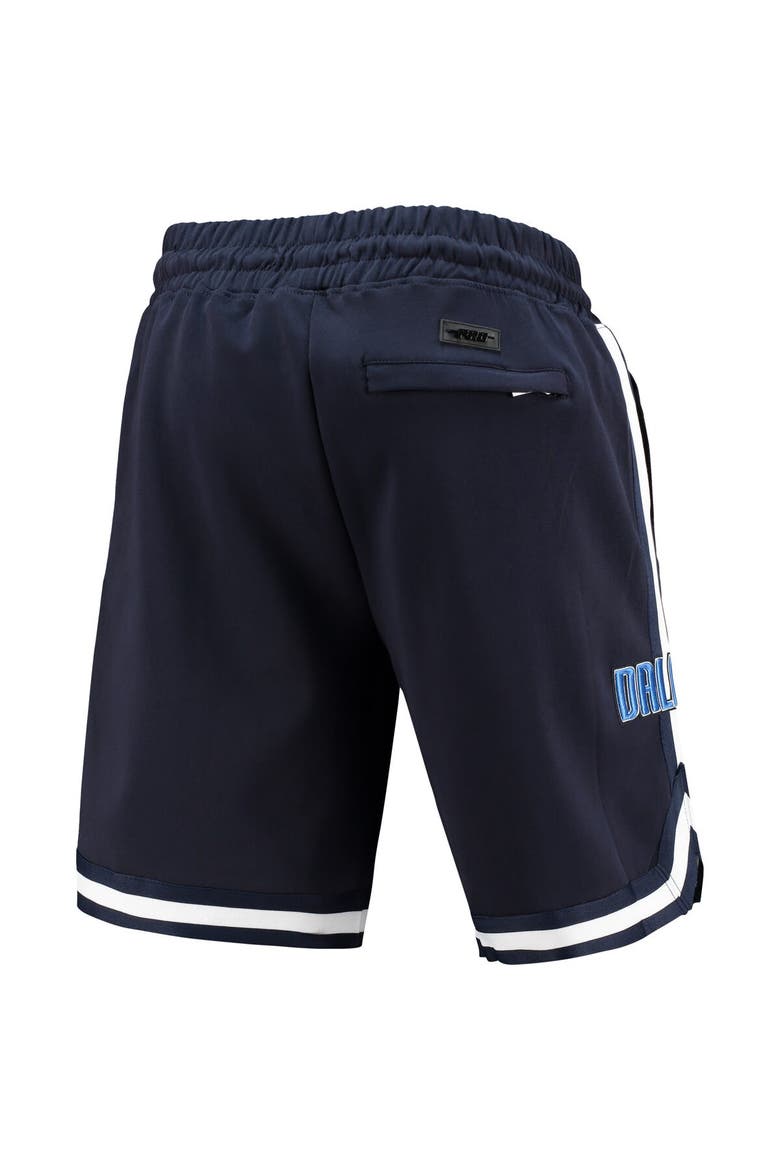 Men's Pro Standard Navy Dallas Mavericks Chenille Shorts, Alternate, color, Navy