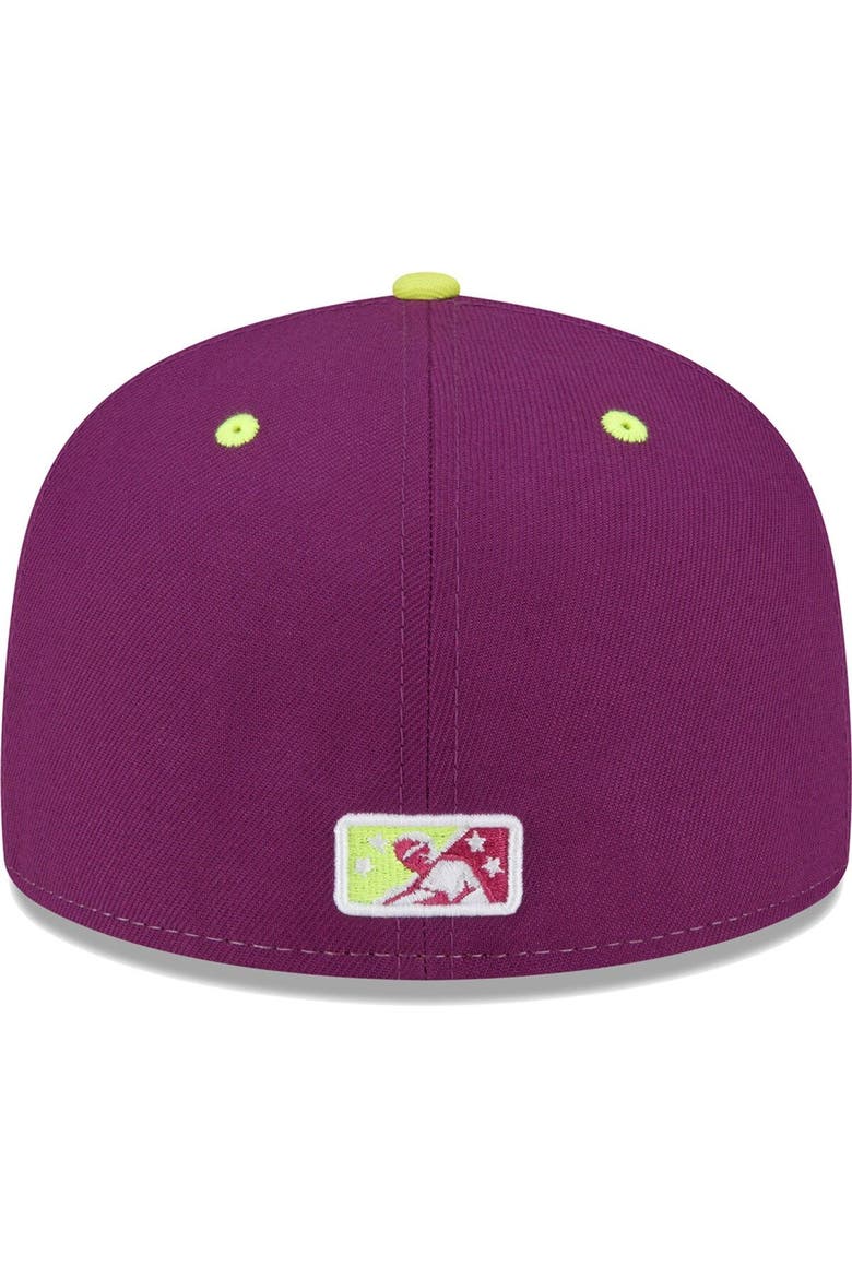 Men's New Era White Cedar Rapids Kernels Copa De La Diversion 59FIFTY Fitted Hat, Alternate, color, White