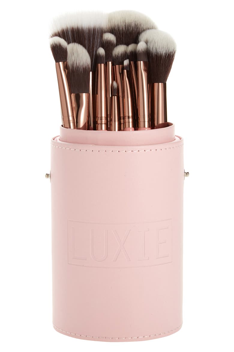 Signature Rose Gold Brush Set, Alternate, color, NO COLOR