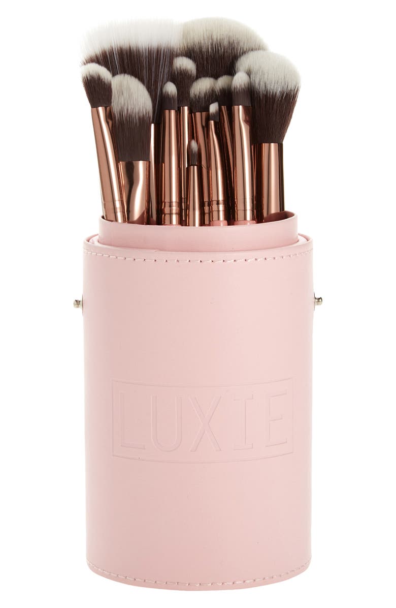 Luxie Signature Rose Gold Brush Set, Alternate, color,