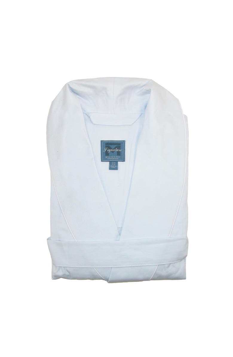 Majestic International Men's Cotton Birdseye Robe, Alternate, color,