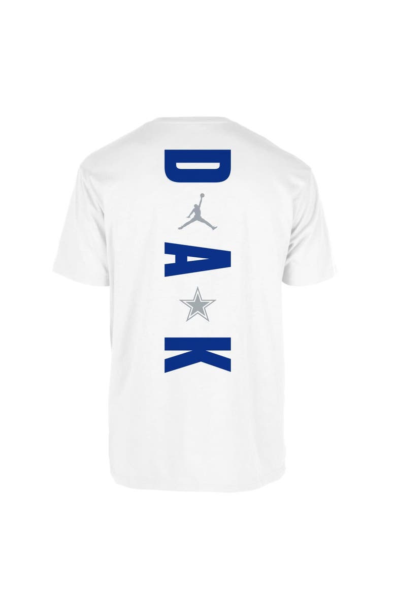 Jordan Brand Men's Jordan Brand Dak Prescott White Dallas Cowboys Vertical Graphic T-Shirt, Alternate, color, 