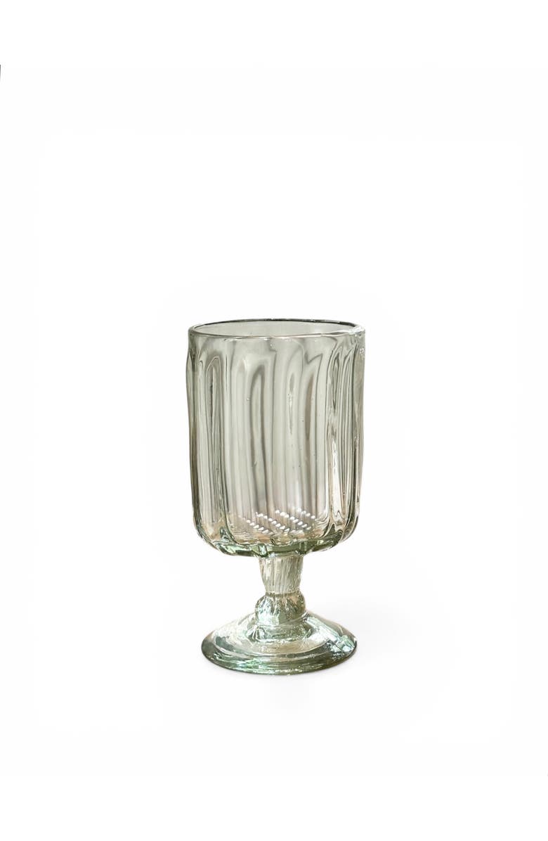 Villa Lua Home Handblown Camille Wine Glass - Set of 2, Main, color, Clear