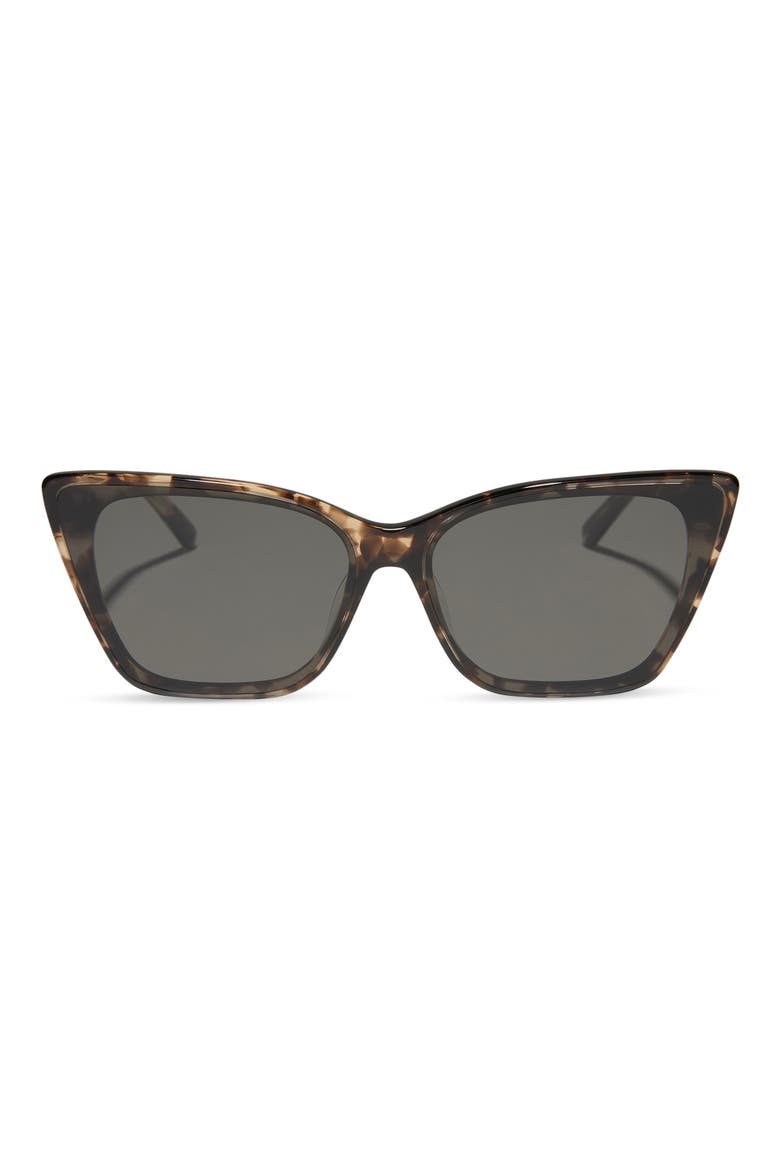 Alina 61mm Cat Eye Sunglasses, Main, color, ESPRESSO TORTOISE / GREY