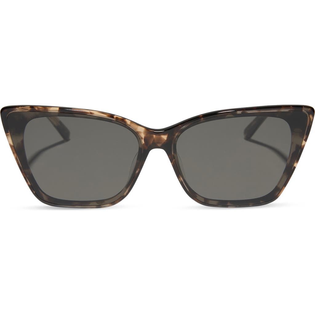DIFF Alina 61mm Cat Eye Sunglasses in Espresso Tortoise /Grey  product