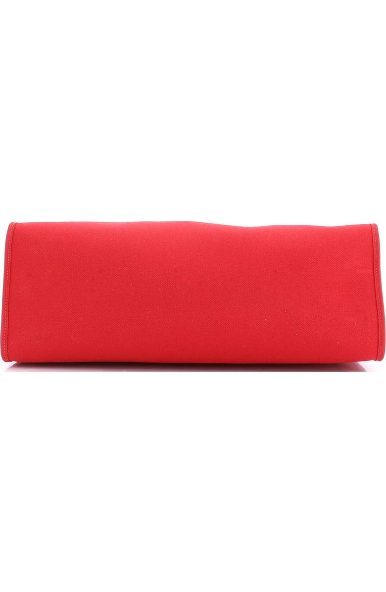 Pre-Owned Hermes Herbag Zip Leather and Toile 39, Alternate, color, Rouge De Coeur