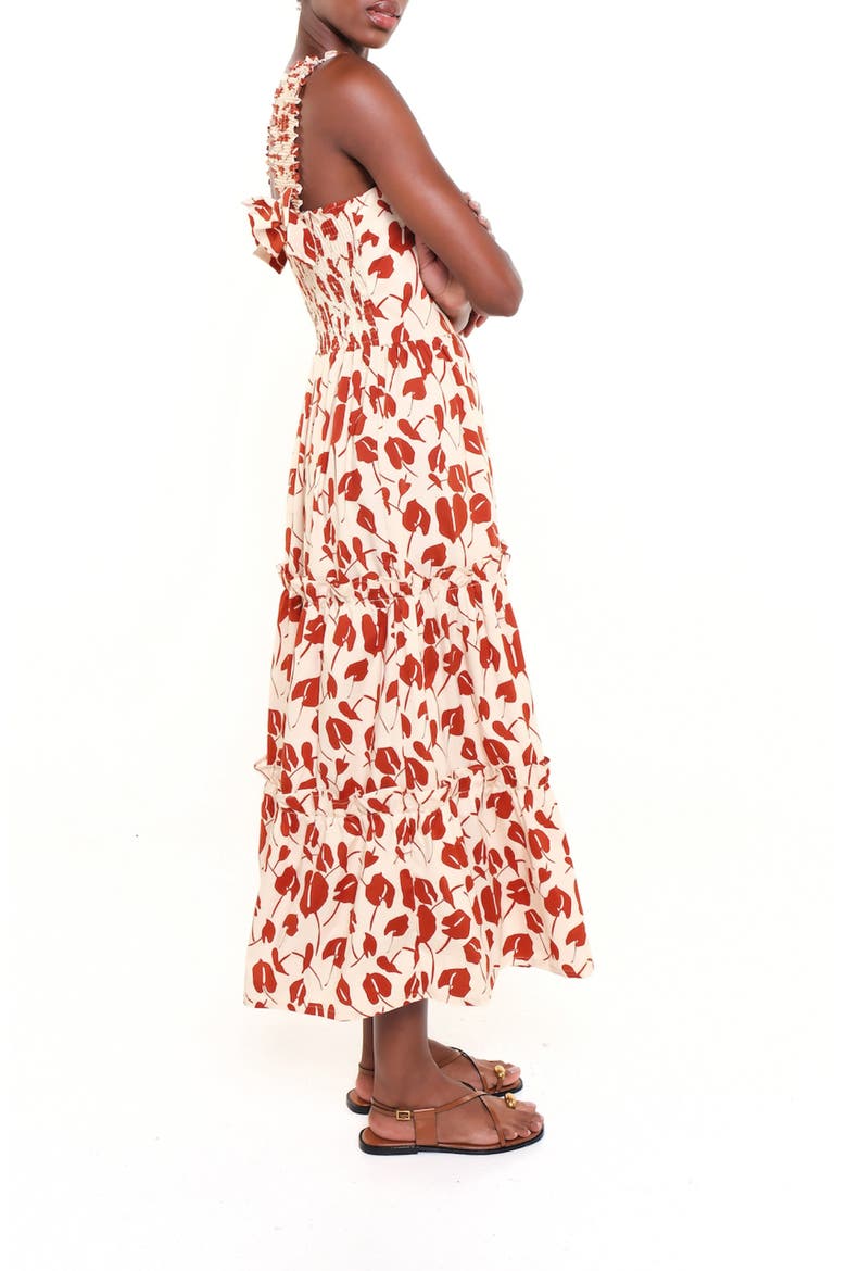 The New Sunset Print Sleeveless Maxi Dress, Alternate, color, RED BRAVE FLORA
