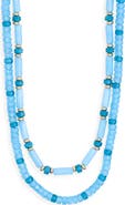 NORDSTROM RACK Two-Row Beaded Necklace