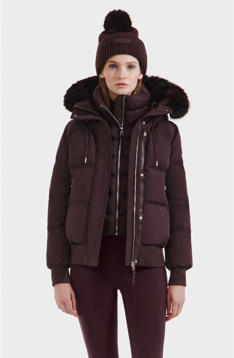 Rudsak Cieyna Down Bomber, Main, color, Bordeaux