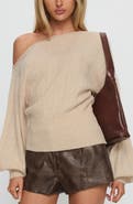 Princess Polly Jackeline Off the Shoulder Sweater
