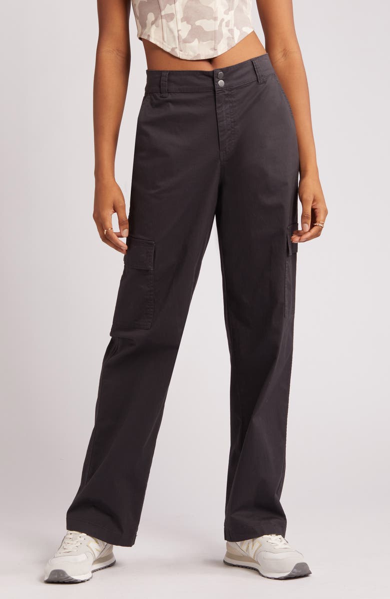 BP. Mid Rise Cargo Chinos, Alternate, color, 