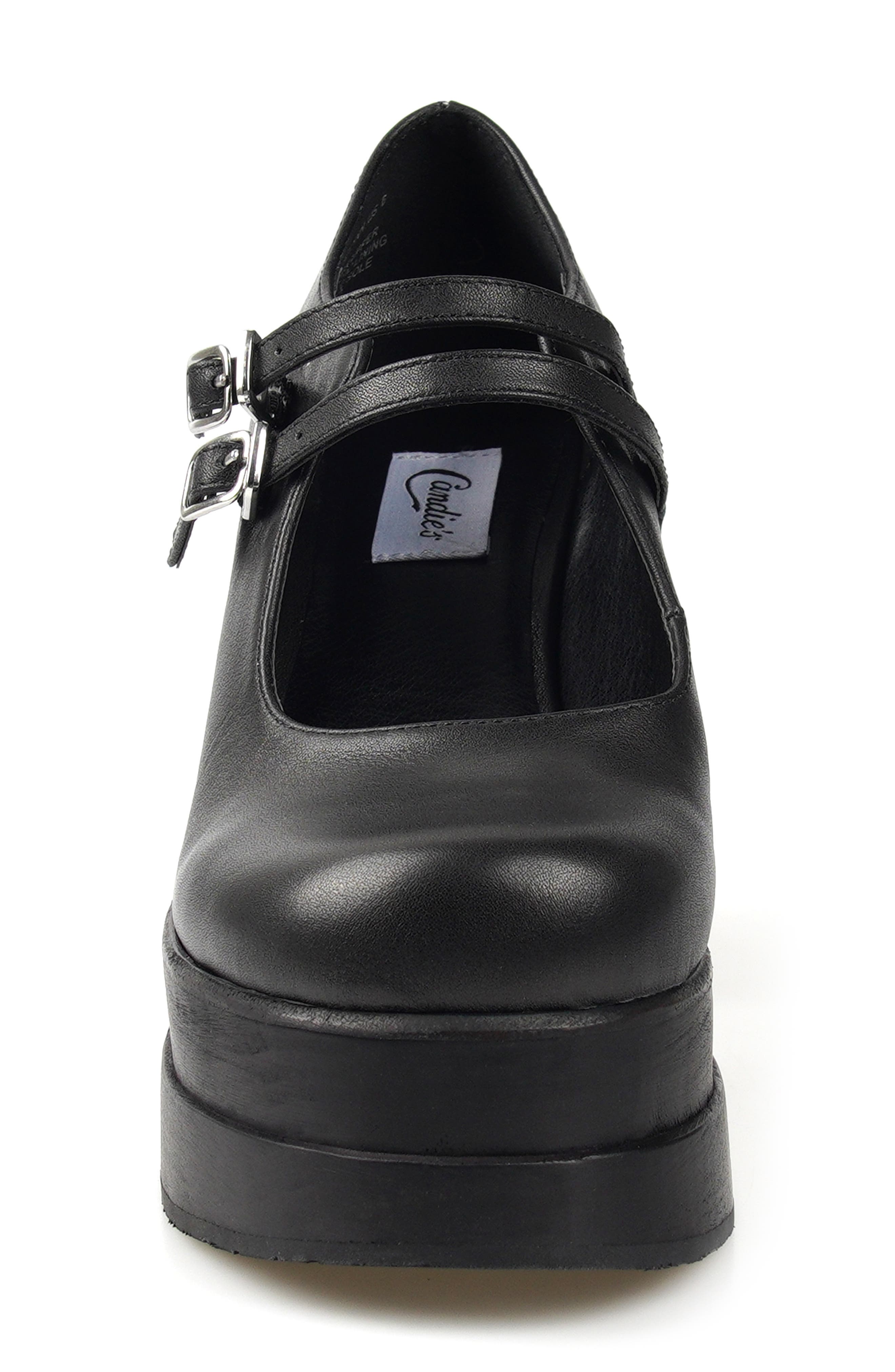 Candie's Jamielynn Platform Pump, Alternate, color, Black