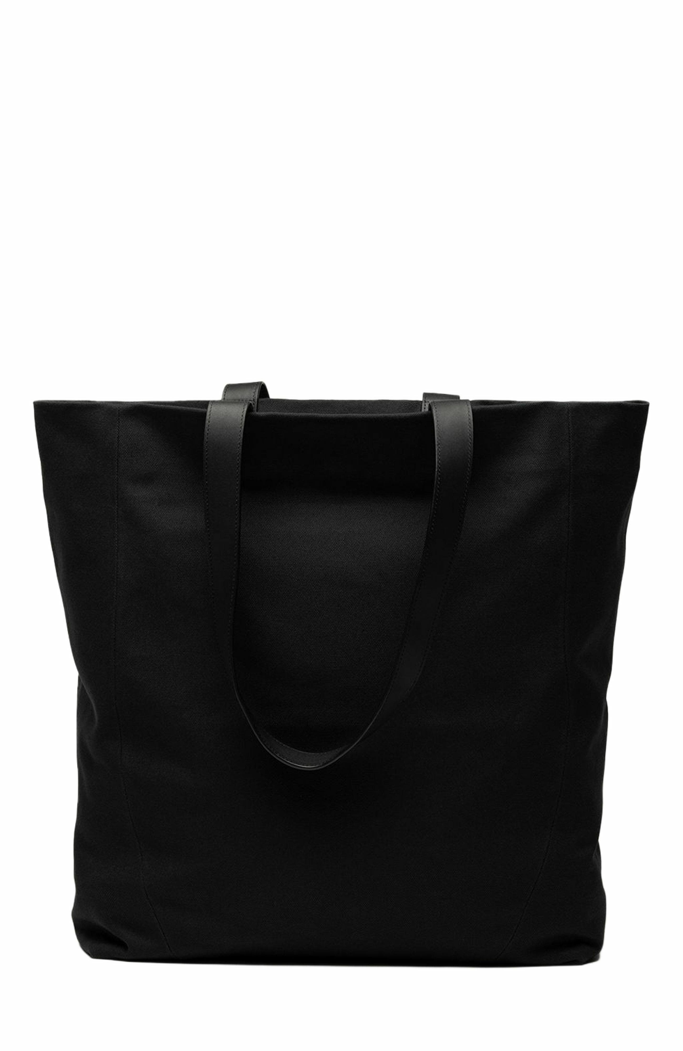 Want Les Essentiels Kenora Organic Cotton Canvas Tote, Alternate, color, Black