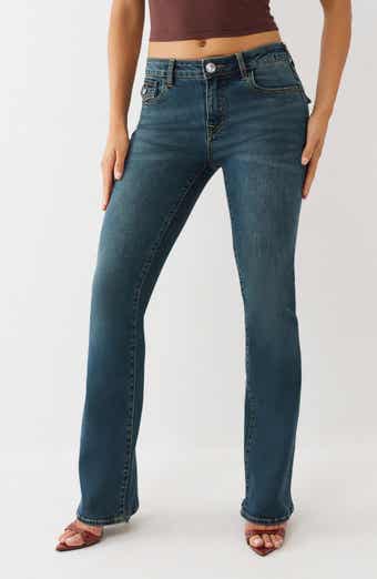 True Religion Becca Button Flap Bootcut Jeans