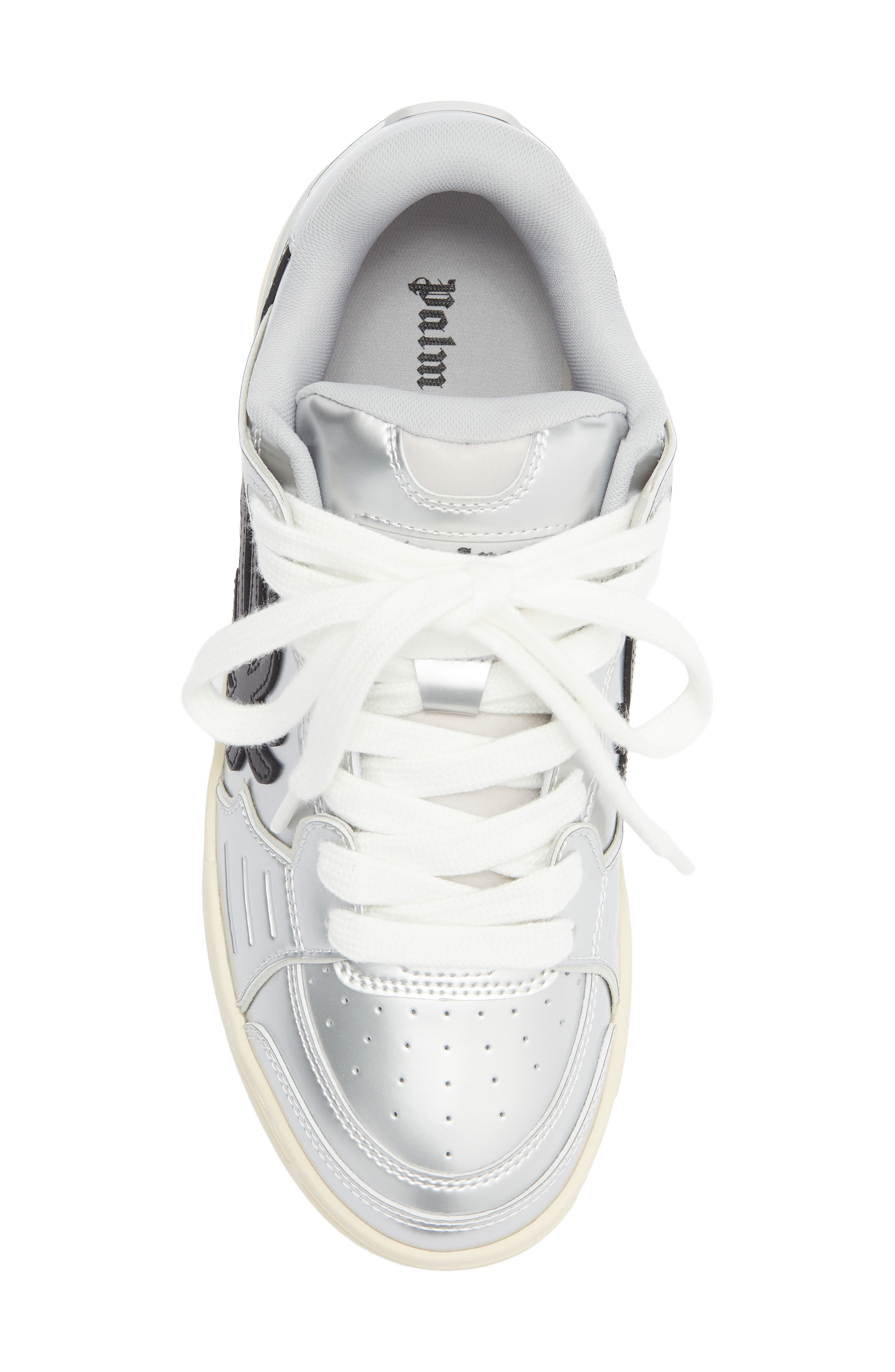 Palm Angels Venice Low Top Sneaker, Alternate, color, Medium Grey Silver