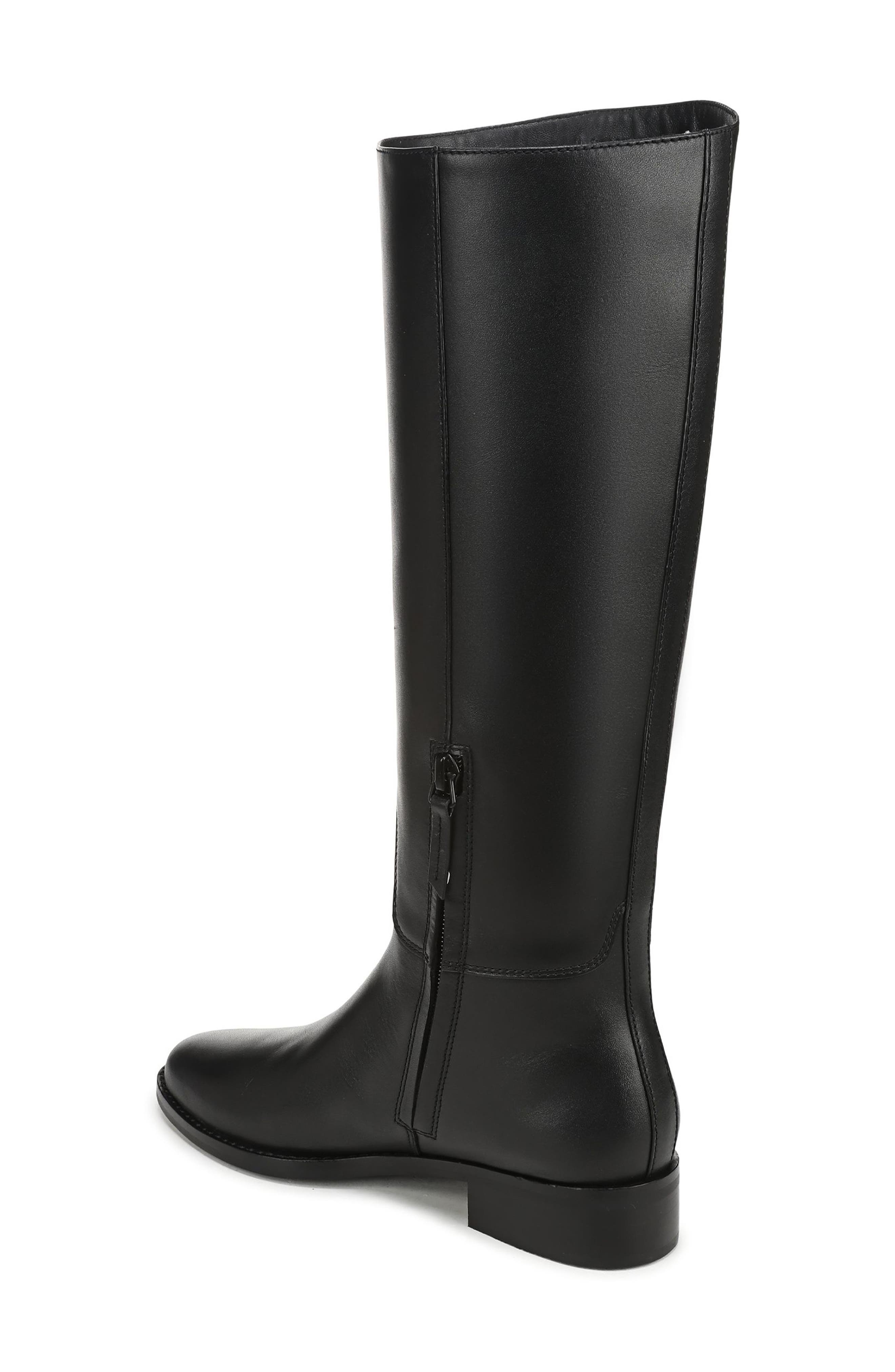 Arabelle Riding Boot, Alternate, color, BLACK LEATHER