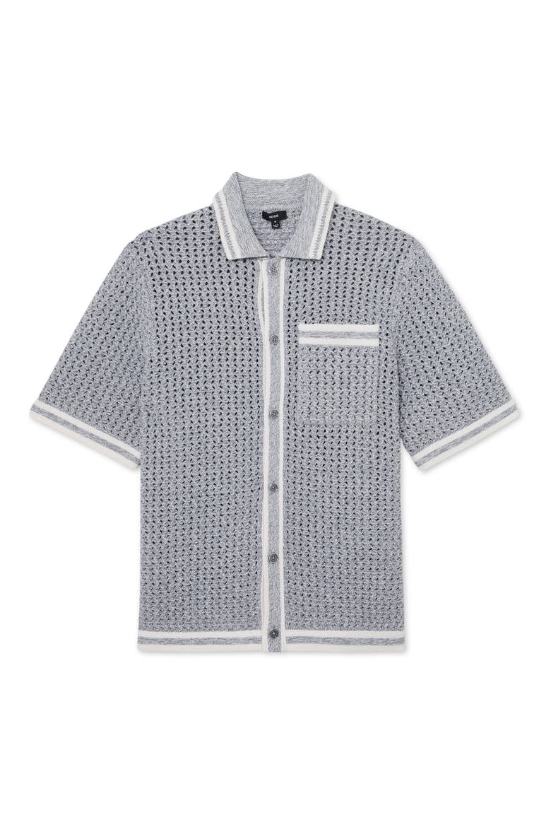 Meadows Button Front Shirt, Alternate, color, SOFT BLUE