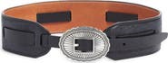 THE GREAT. & Stetson Tooled Leather Belt