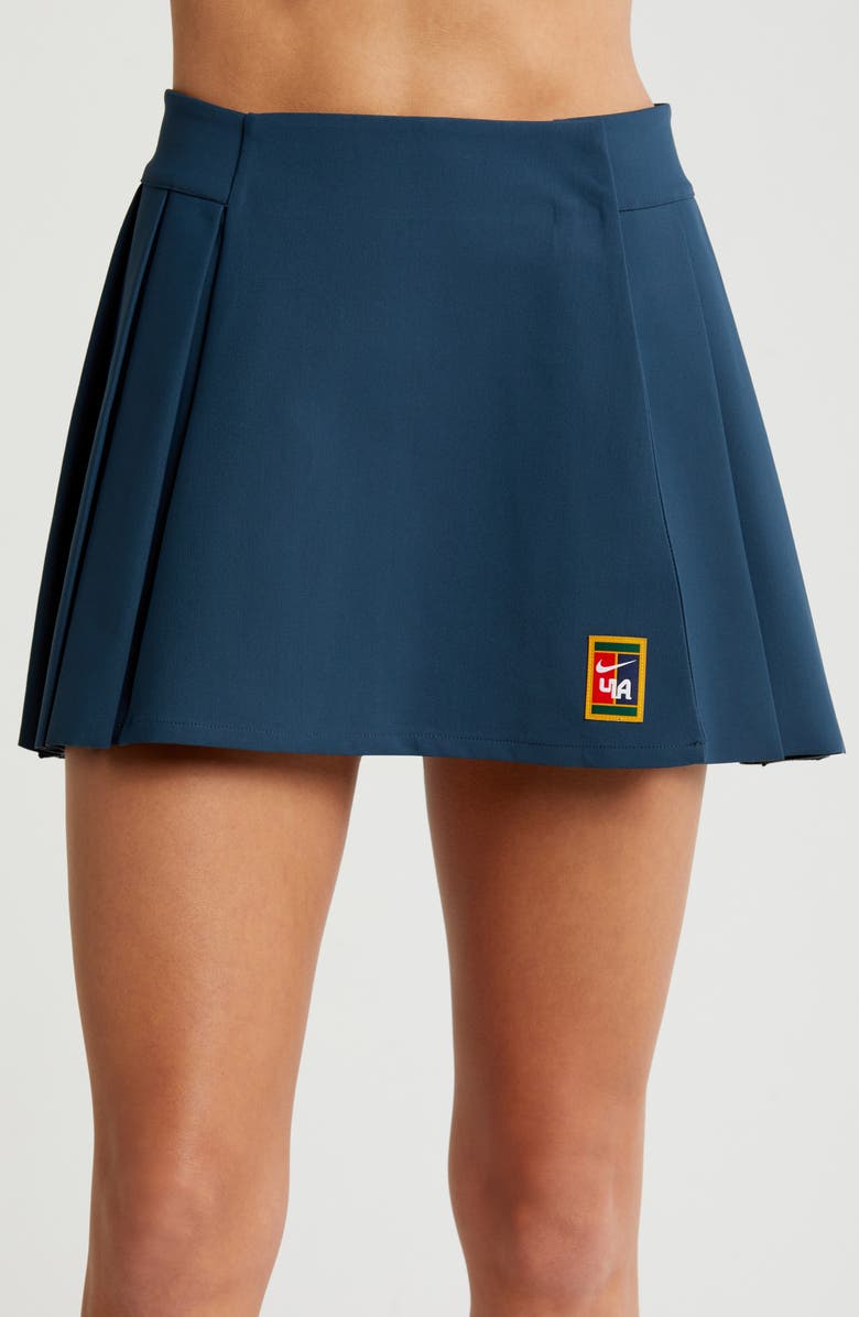 Nike x Yoon Ahn Pleated Miniskirt, Alternate, color, Armory Navy