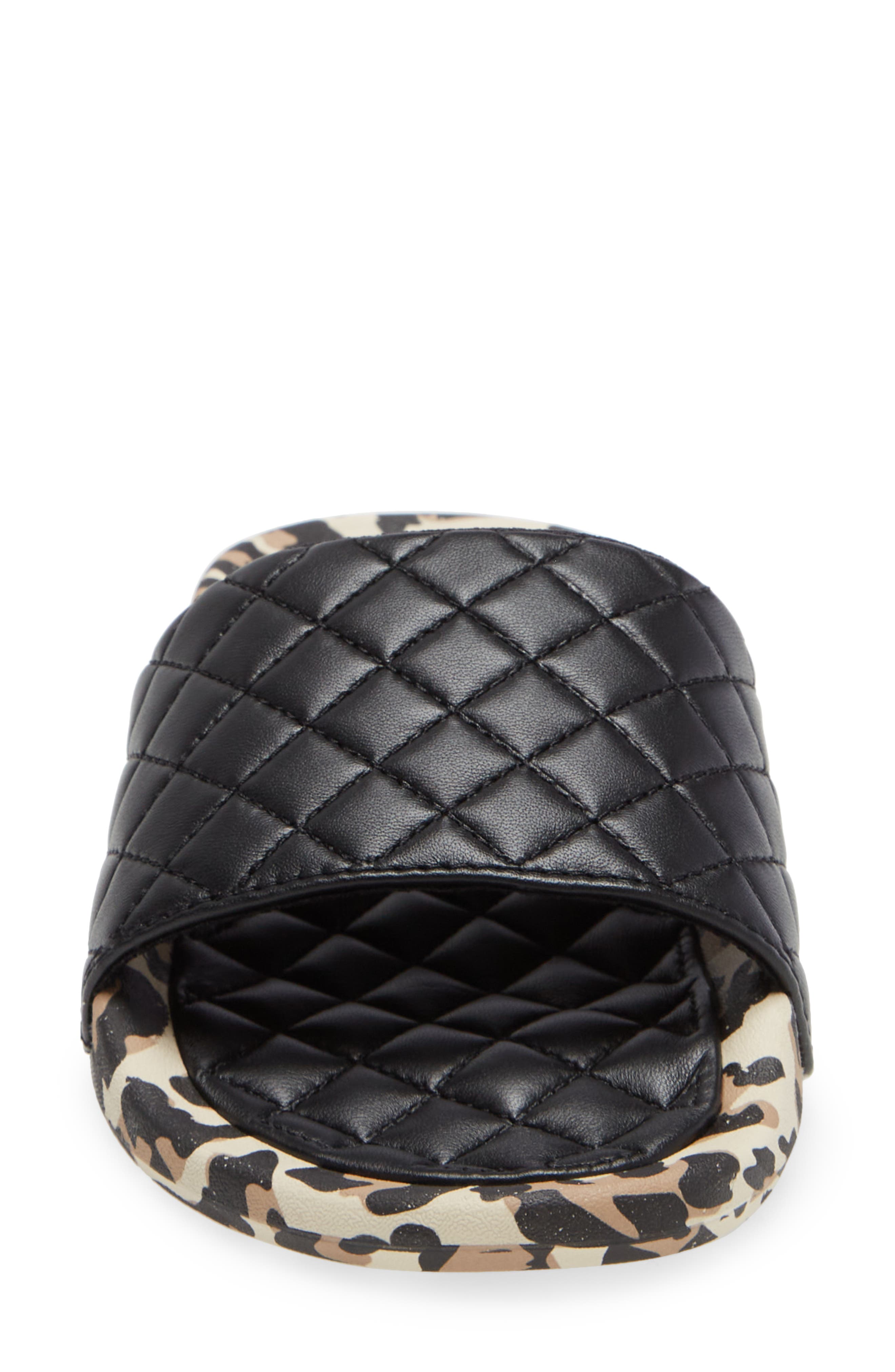 APL Lusso Quilted Slide Sandal, Alternate, color, 