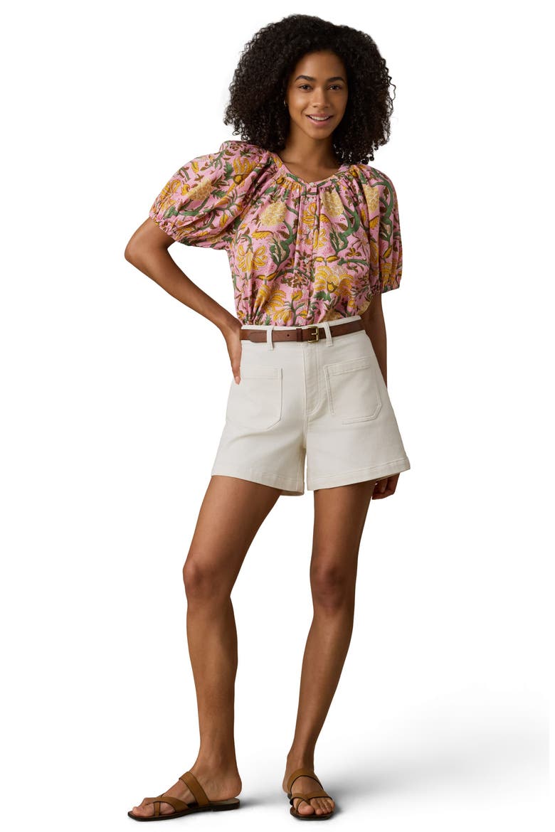 Lettie Voile Button-Up Shirt, Alternate, color, BLOSSOM SERENADE