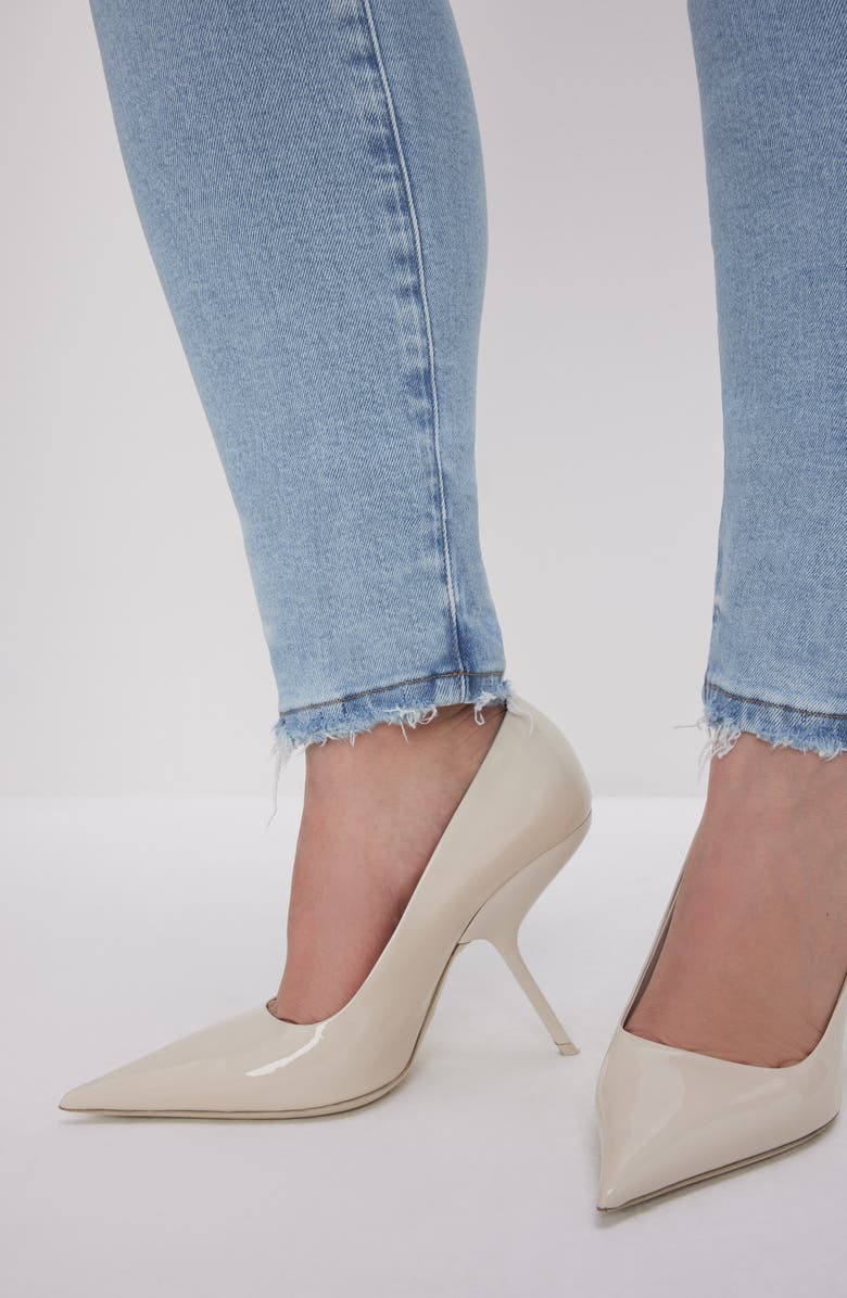 Good American Good Legs Mid Rise Skinny Jeans, Alternate, color, Indigo623