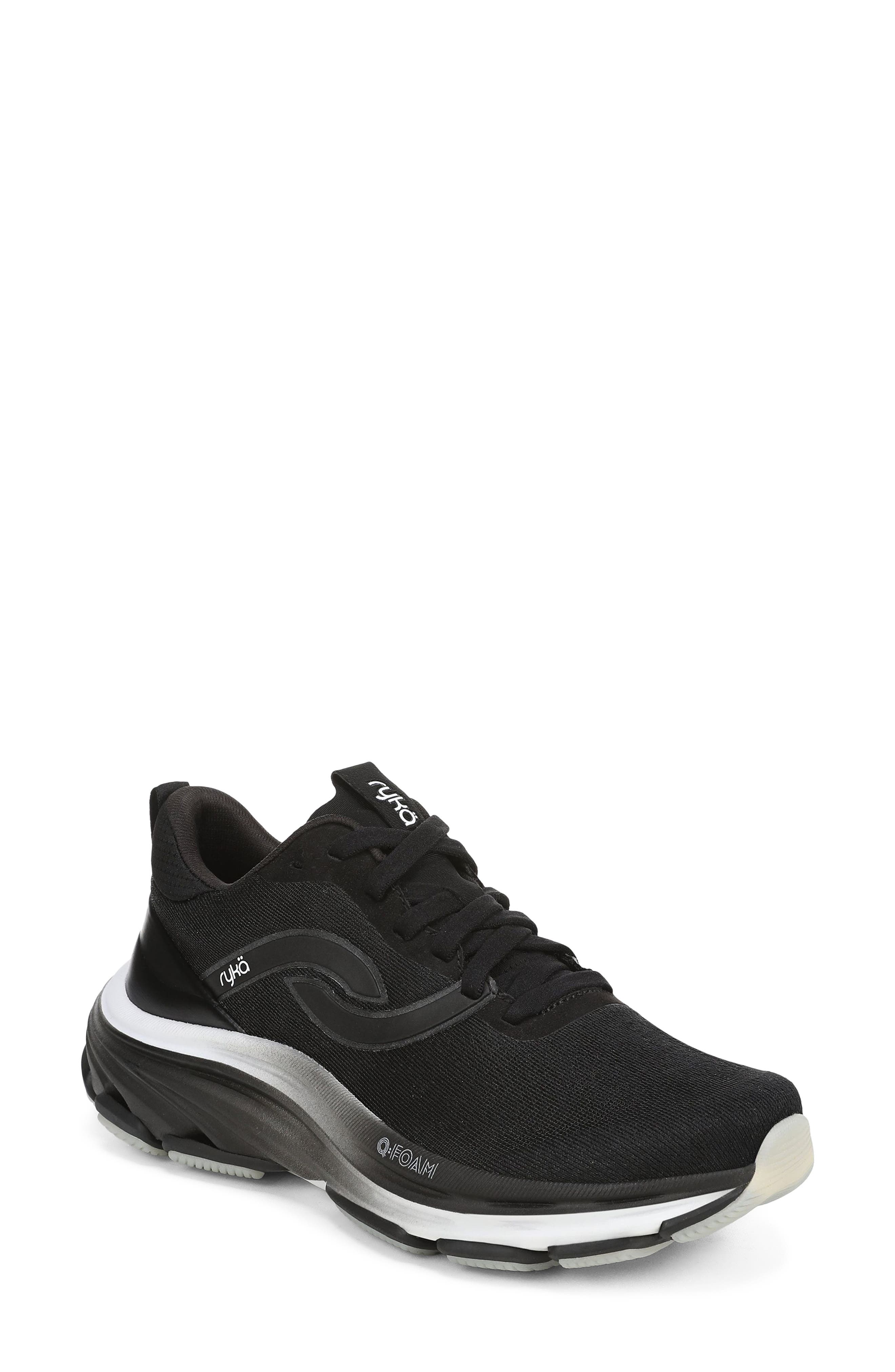Rykä Dedicate Xtra LX Walking Sneaker, Main, color, Black