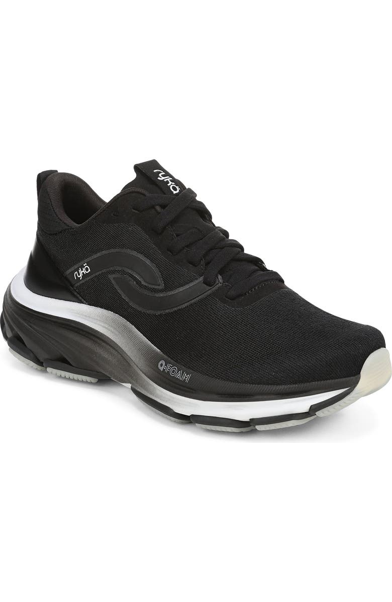 Rykä Dedicate Xtra LX Walking Sneaker, Main, color, Black