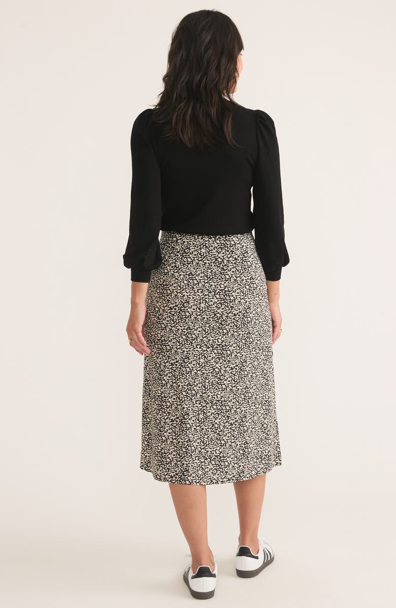 Marine Layer Ryan Print Midi Skirt, Alternate, color, 