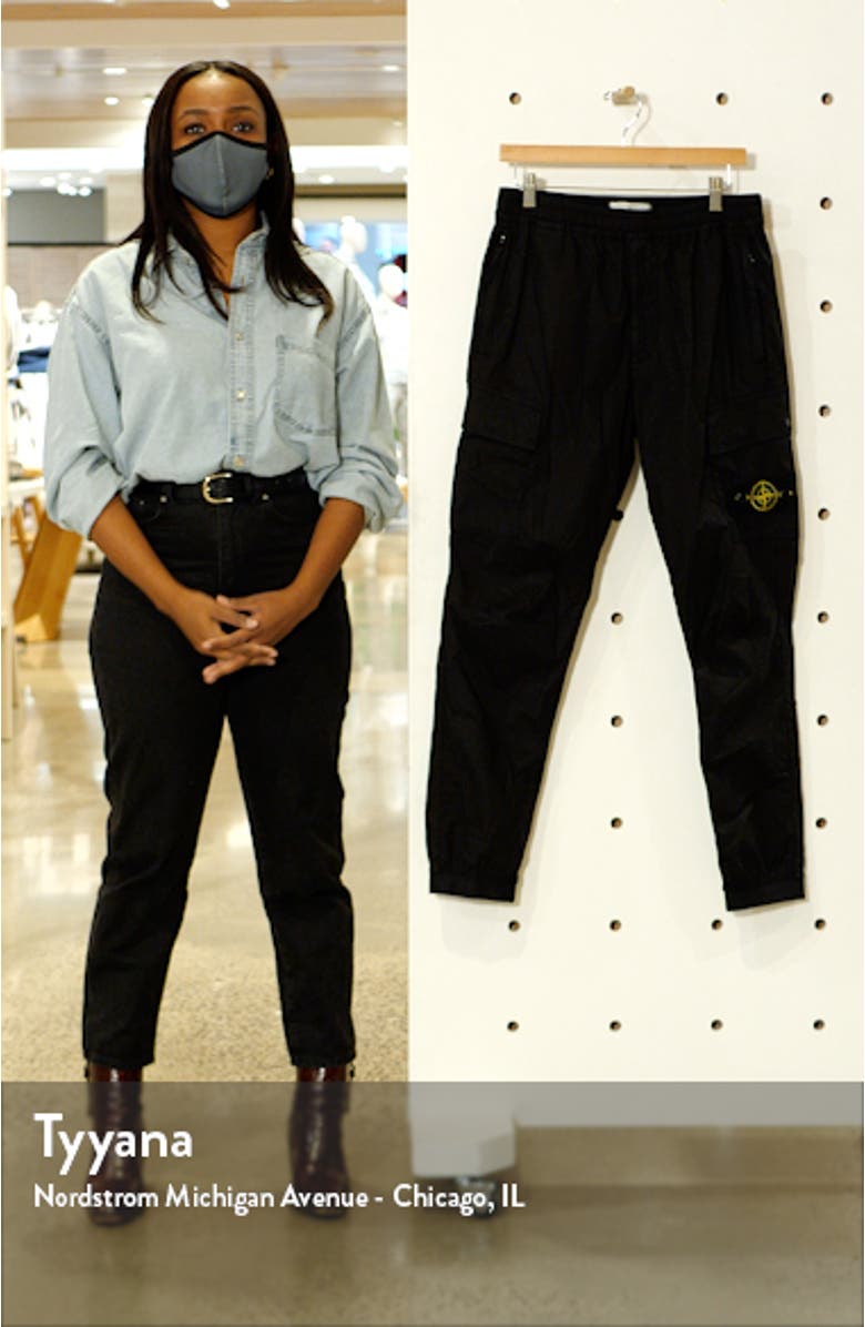 Stretch Cotton Cargo Joggers, sales video thumbnail