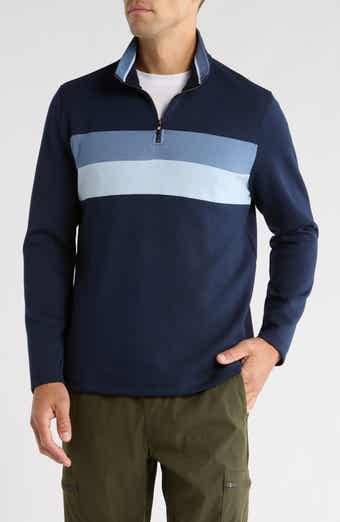 Tahari Slim Fit Half Zip Pullover