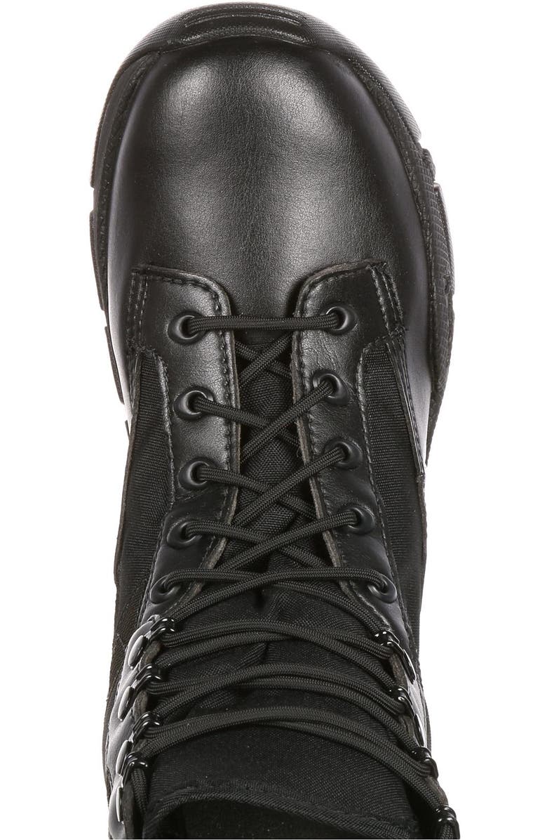 Rocky Military Inspired Public Service Boot, Alternate, color, Black