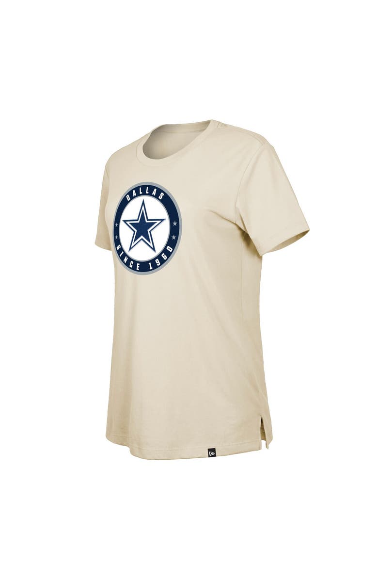 New Era Women's New Era  Cream Dallas Cowboys 2023 NFL Draft T-Shirt, Alternate, color, 