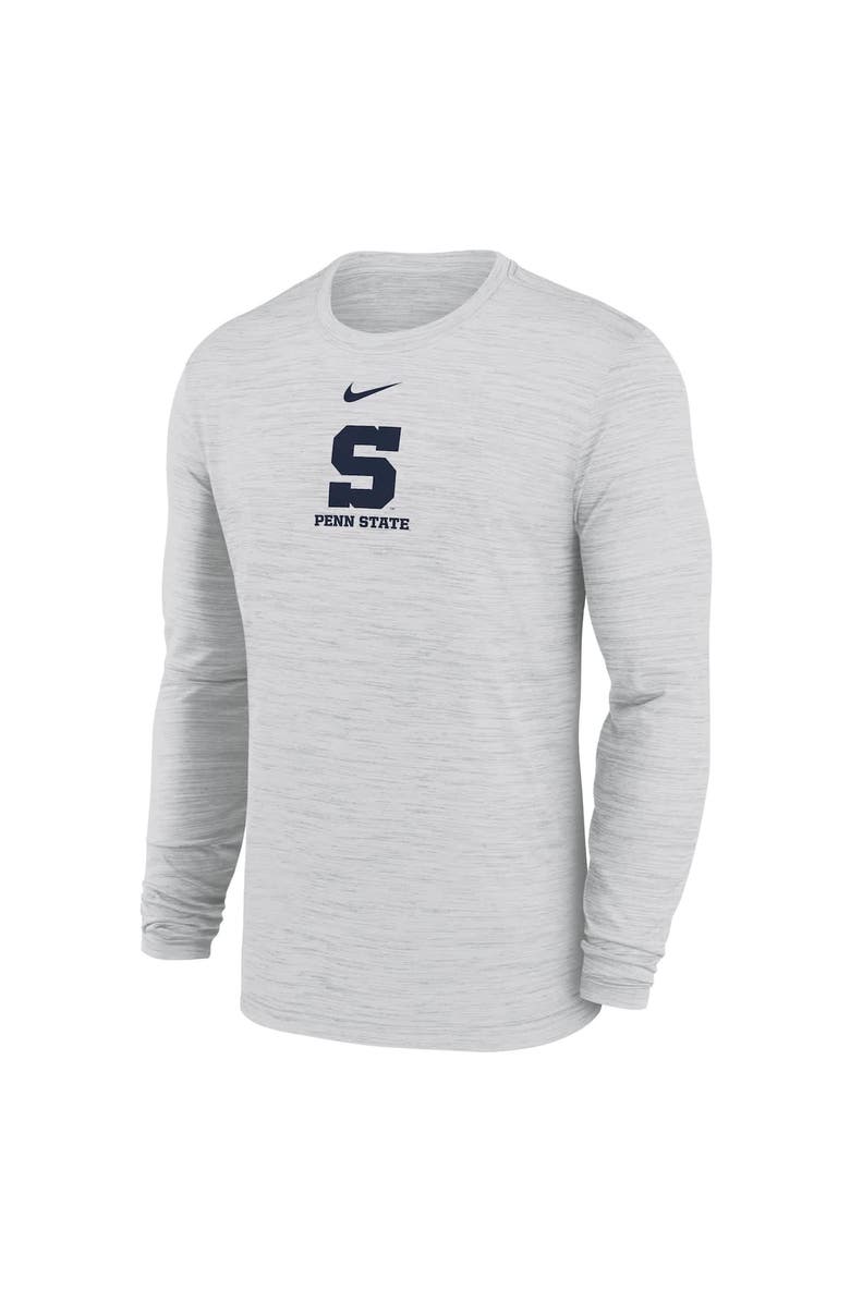 Nike Men's Nike White Penn State Nittany Lions 2025 Sideline Velocity Performance Long Sleeve T-Shirt, Alternate, color, 