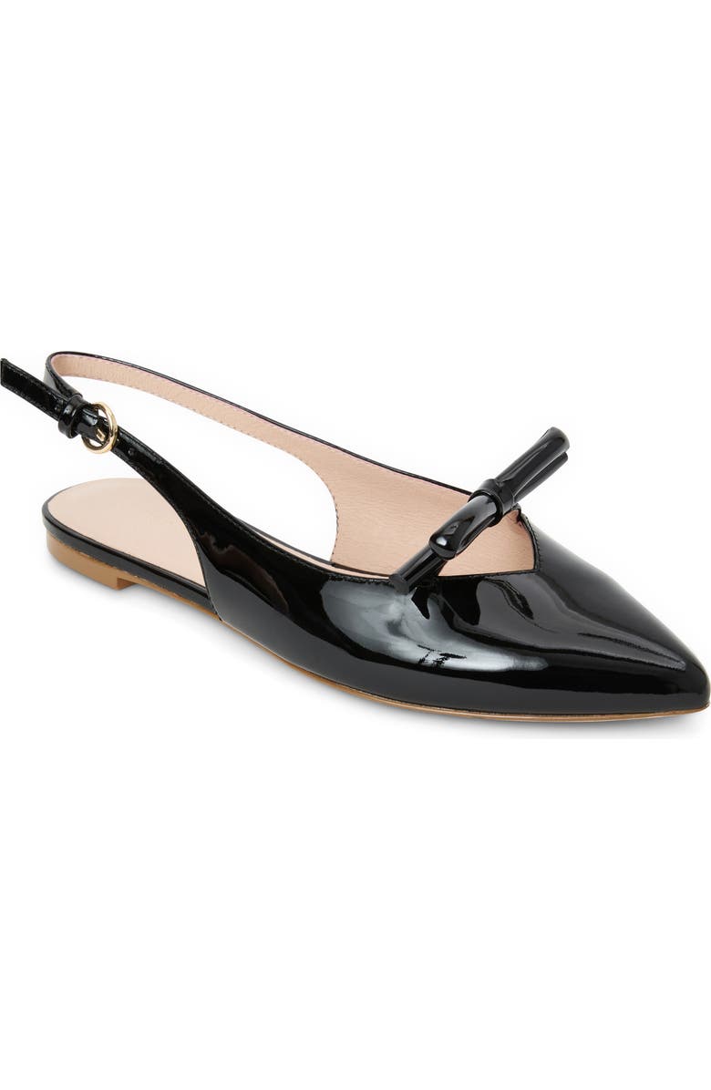 Jack Rogers Lennox Slingback Pointed Toe Pump, Main, color, Black